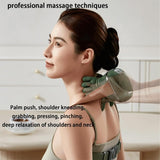 Smart Finger Pressure Neck Massager – Electric Deep Kneading Heated Back and Shoulder Massager for Home, Office and Car