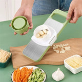 Manual Food Grater – 5 In 1 Grater and Slicer with Stainless Steel Blades