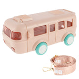 Car Straw Water Cup 1000ml Portable Bus Water Bottle with Shoulder Strap - Saveom