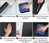 Removable DIY Chalkboard Wall Stickers, Black Chalkboard Stickers - Saveom