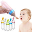 Baby Feeding Bottle with Spoon - Silicone Training Supplement Feeder