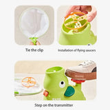 Foot Step On Flying Disc Air Rocket Launcher Saucer Jump Sport Game - Saveom