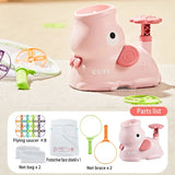 Foot Step On Flying Disc Air Rocket Launcher Saucer Jump Sport Game - Saveom