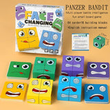 Montessori Face-changing Cube building blocks - Saveom