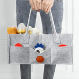 Baby Miscellaneous Toys Diapers Large Capacity Felt Diaper Bag - Saveom