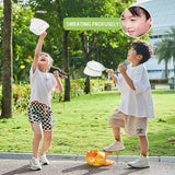 Foot Step On Flying Disc Air Rocket Launcher Saucer Jump Sport Game - Saveom