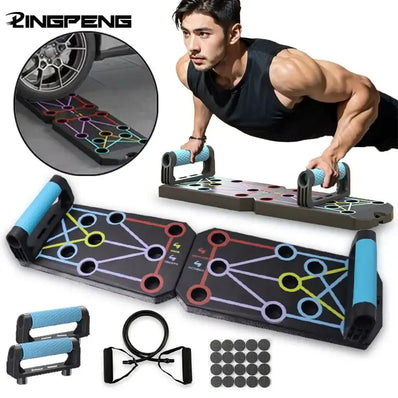 Portable Folding Push-up Board: Ultimate Home Gym Solution - Saveom