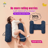 Soft Baby Sleeping Pillow With Neck Support - Comfortable Newborn Head & Neck Protection Printed Sleep Cushion