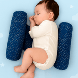 Soft Baby Sleeping Pillow With Neck Support - Comfortable Newborn Head & Neck Protection Printed Sleep Cushion