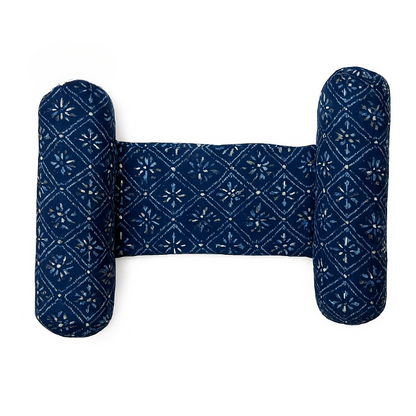 Soft Baby Sleeping Pillow With Neck Support - Comfortable Newborn Head & Neck Protection Printed Sleep Cushion