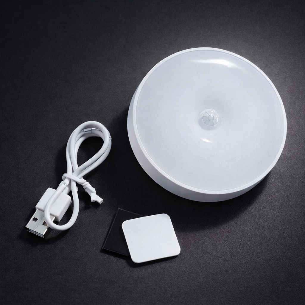 Intelligent Induction Lamp – Smart Motion Sensor Rechargeable Wireless Night Light with Button Control