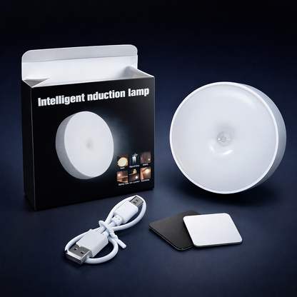 Intelligent Induction Lamp – Smart Motion Sensor Rechargeable Wireless Night Light with Button Control