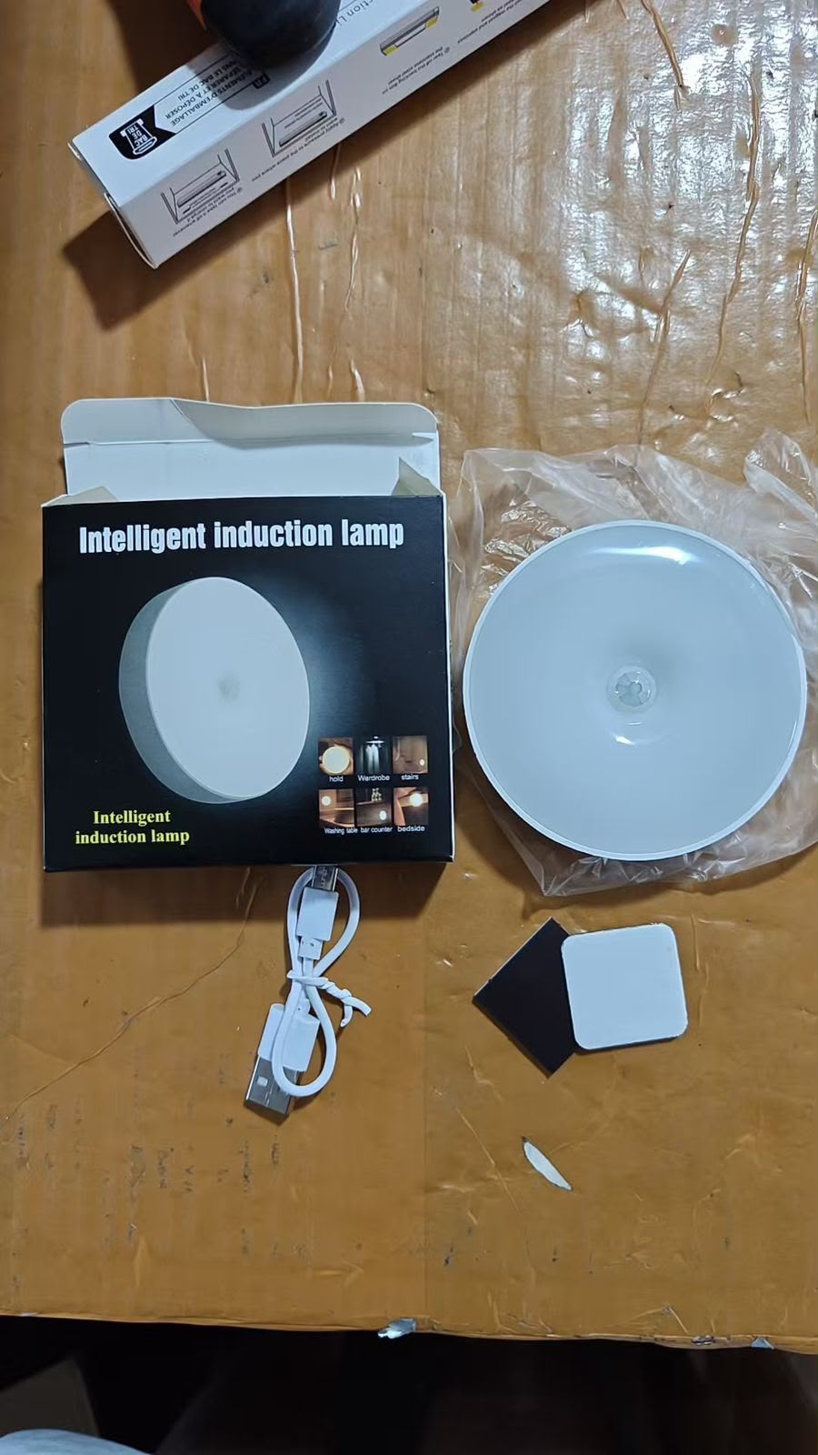 Intelligent Induction Lamp – Smart Motion Sensor Rechargeable Wireless Night Light with Button Control