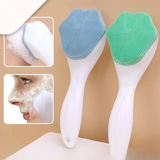 3 in 1 Silicone Bath and Skincare Value Bundle – Shower Brush, Back Scrubber and Face Cleansing Brush Set