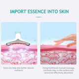 Neck Lifting and Tightening Massager – EMS Microcurrent Face and Neck Device with LED Light