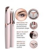 Flawless Brows Eyebrow Hair Remover Machine – Rechargeable Electric Facial Hair Trimmer for Women