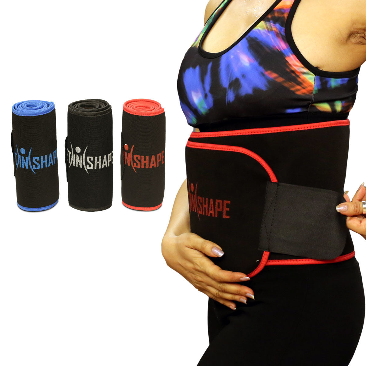 Slimming Waist Trimmer Belt for Men and Women – Adjustable Sweat Belt for Weight Loss, Tummy Control and Workout Support