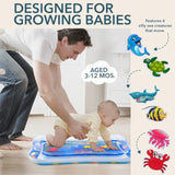 Baby Water Play Mat – Inflatable Tummy Time Activity Play Mat for Infants and Toddlers