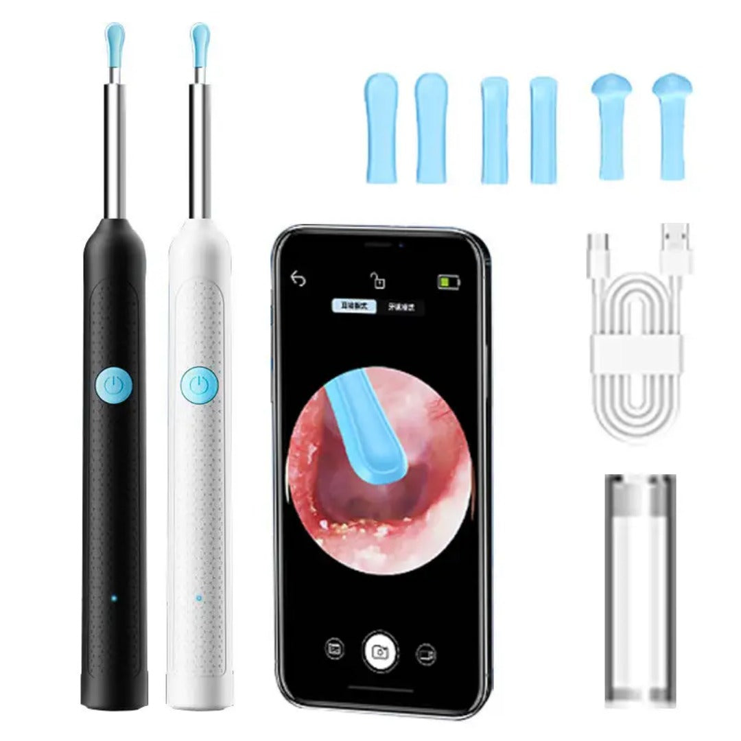 Smart Ear Cleaner with Camera and LED Light – Wireless Ear Wax Removal Tool with High Precision Cleaning Kit