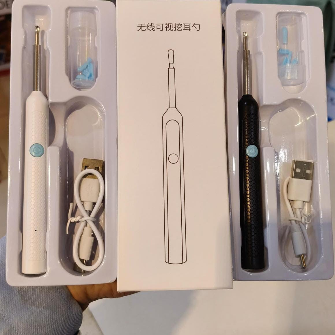 Smart Ear Cleaner with Camera and LED Light – Wireless Ear Wax Removal Tool with High Precision Cleaning Kit