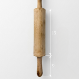 Revolving Wooden Belan Rolling Pin – Premium Quality Finish 15x9 Inch for Roti, Chapati, and Pastry