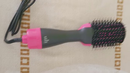 One Step Hot Air Brush 4 In 1 – Hair Dryer, Straightener, Curler and Volumizer for Smooth Shiny Hair